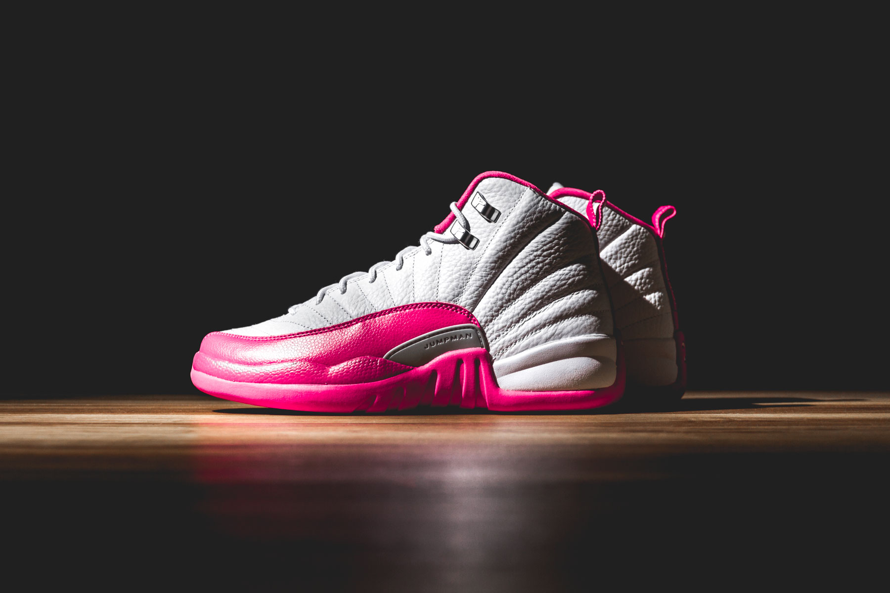 jordan 12 black pink